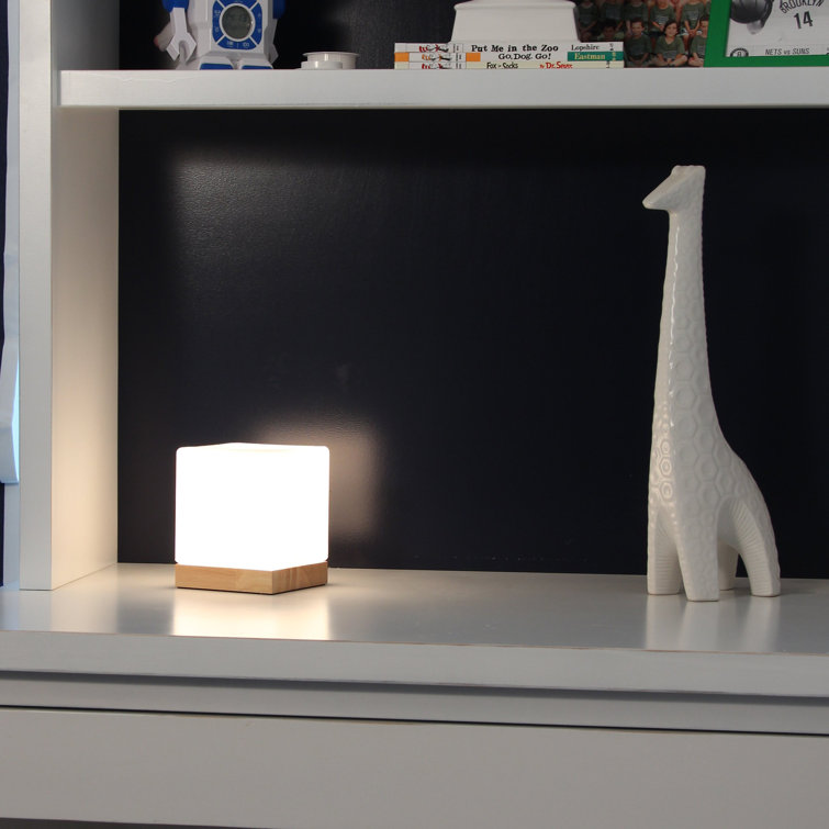 Latitude Run® Anwan 6.3" Natural Wood Bedside Table Lamp & Reviews